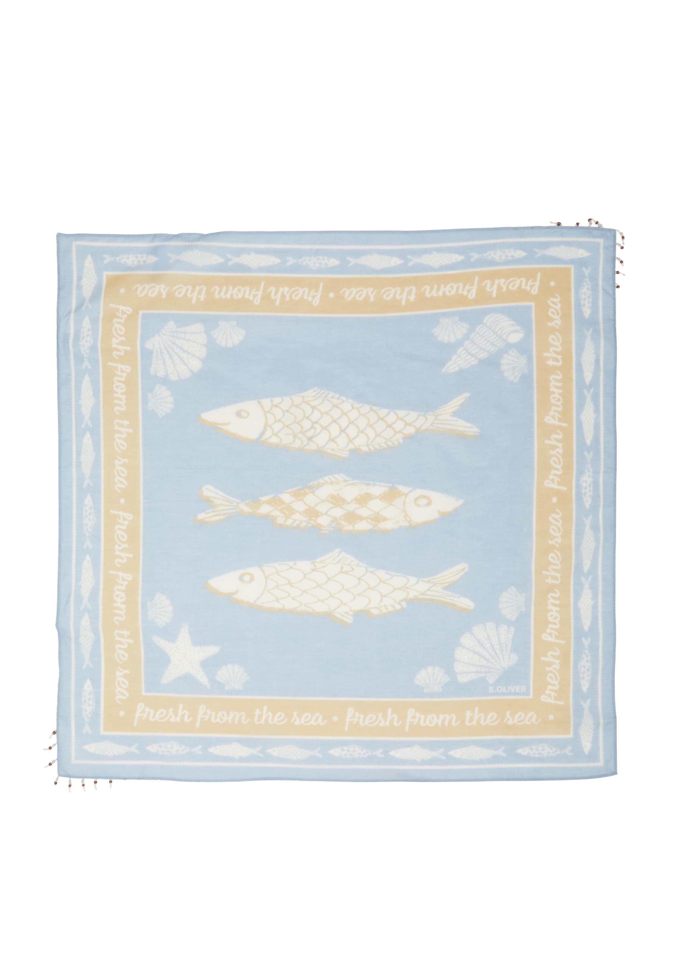 Foulard s.Oliver en bleu : devant