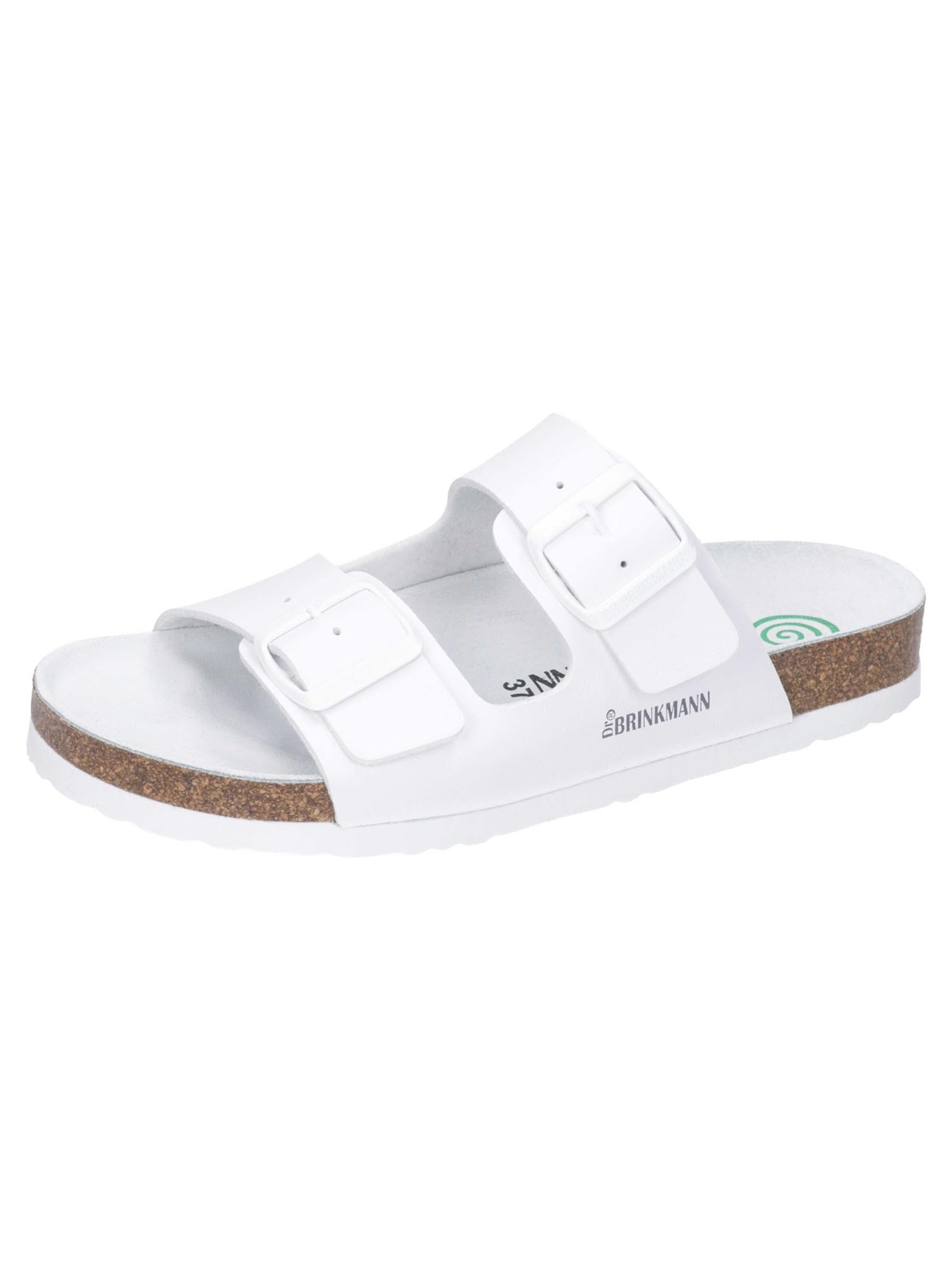 DR. BRINKMANN Mules 'Bonillo' in White