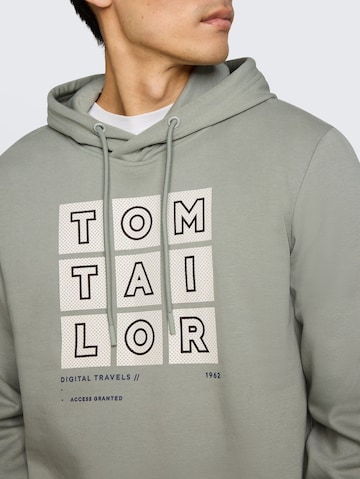Sweat-shirt TOM TAILOR en vert