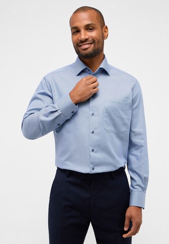 ETERNA Comfort fit Button Up Shirt in Blue: front