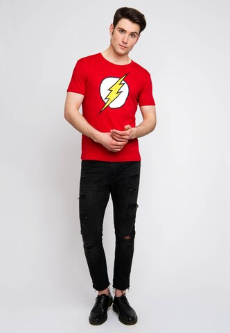 LOGOSHIRT Shirt 'Flash' in Rood