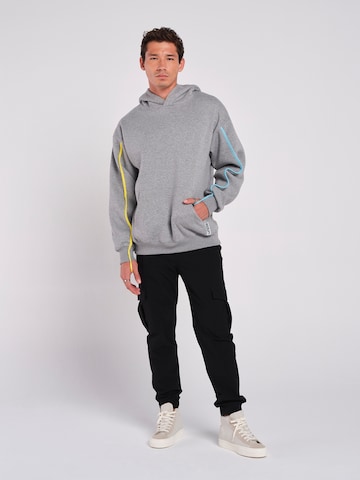 Rockupy Sweatshirt 'Peyton' in Grey