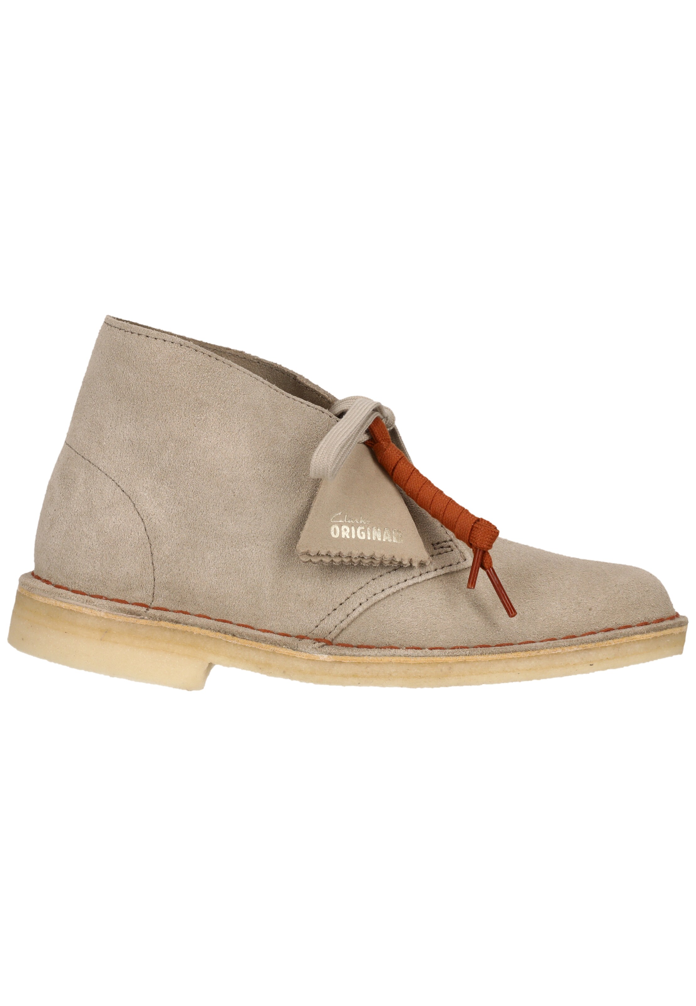 CLARKS Lace-Up Shoes 'Desert Boot' in Beige