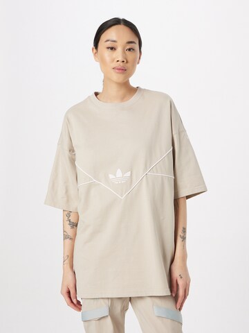 ADIDAS ORIGINALS Shirt in Beige: front