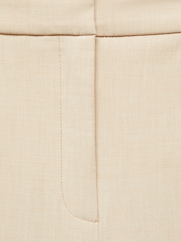 Loosefit Pantalon à plis 'CARLOS' MANGO en beige