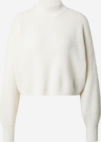 HOLLISTER Sweater in White: front