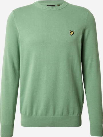 Lyle & Scott Trui in Groen: voorkant