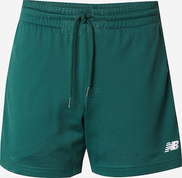 Pantalon 'Essentials' new balance en vert : devant