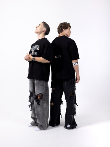 BTY Oversized tričko 'Unisex Oversized T-shirt' – černá