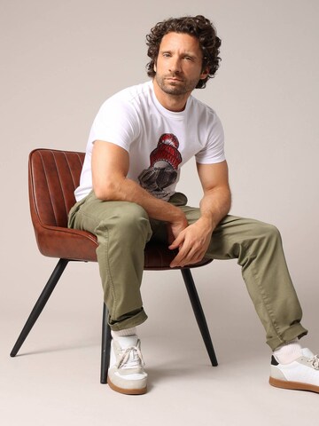 T-Shirt 'Pablo' Deeluxe en blanc