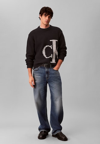 Calvin Klein Jeans Pullover i sort