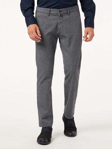 PIERRE CARDIN Regular Chino Pants 'Lyon' in Grey: front