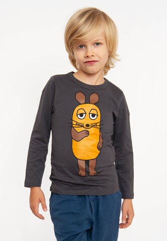 LOGOSHIRT Sweatshirt 'Die Sendung mit der Maus' in Bruin