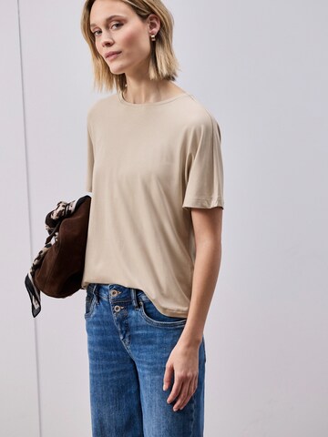 Maglietta 'Crista' di STREET ONE in beige: frontale