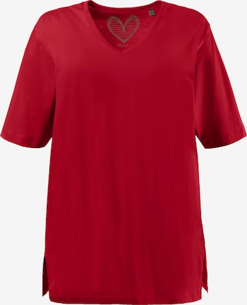 Ulla Popken Shirt in Red: front
