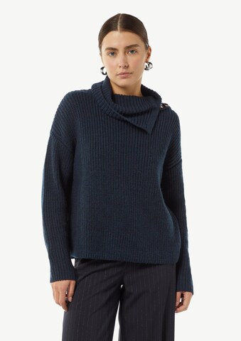COMMA Strickpullover in Blau: Vorderseite