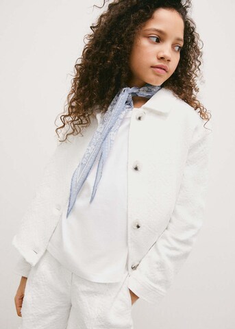 MANGO KIDS Between-Season Jacket in White: front