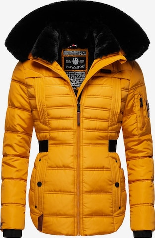 NAVAHOO Winter jacket 'Melikaa' in Yellow: front