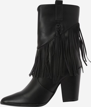 GLAMOROUS Cowboy Boots in Black