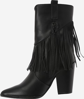 GLAMOROUS Kovbojské boty – černá