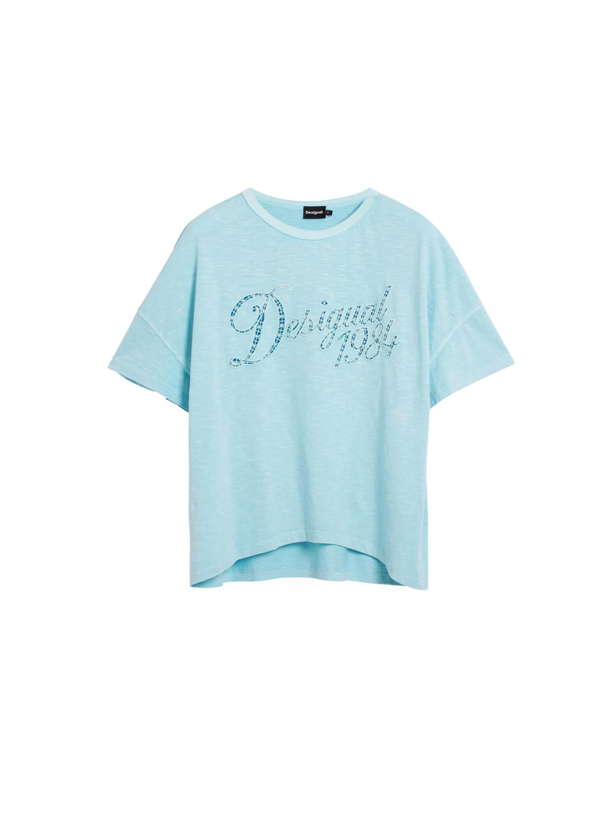 Desigual Shirt 'Vintage 1984' in Blauw: voorkant