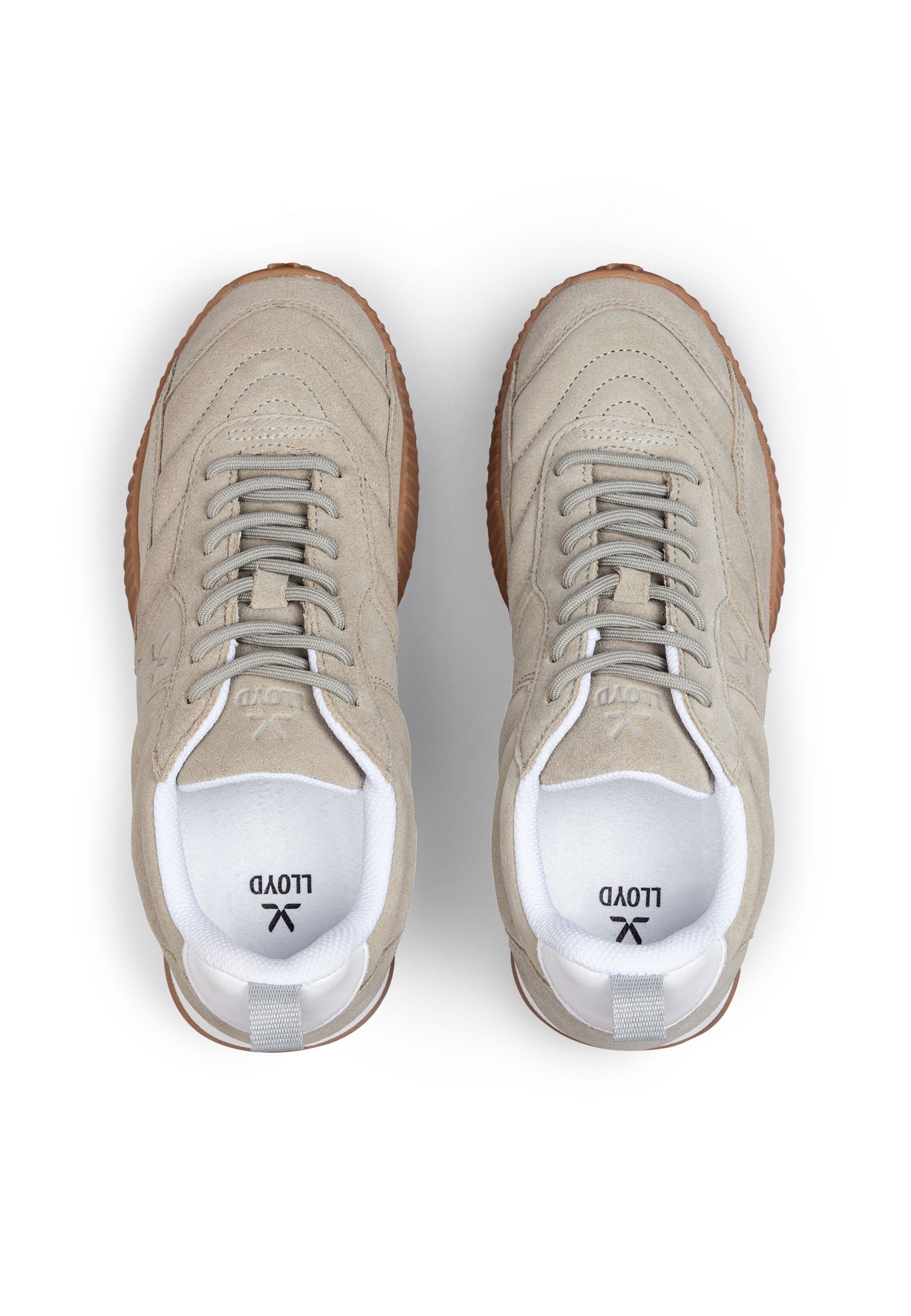 LLOYD High-Top Sneakers in Beige