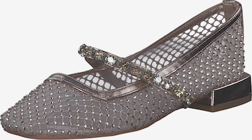 Ballerines à lanières Alma En Pena en bronze : devant