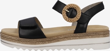 REMONTE Strap Sandals in Black