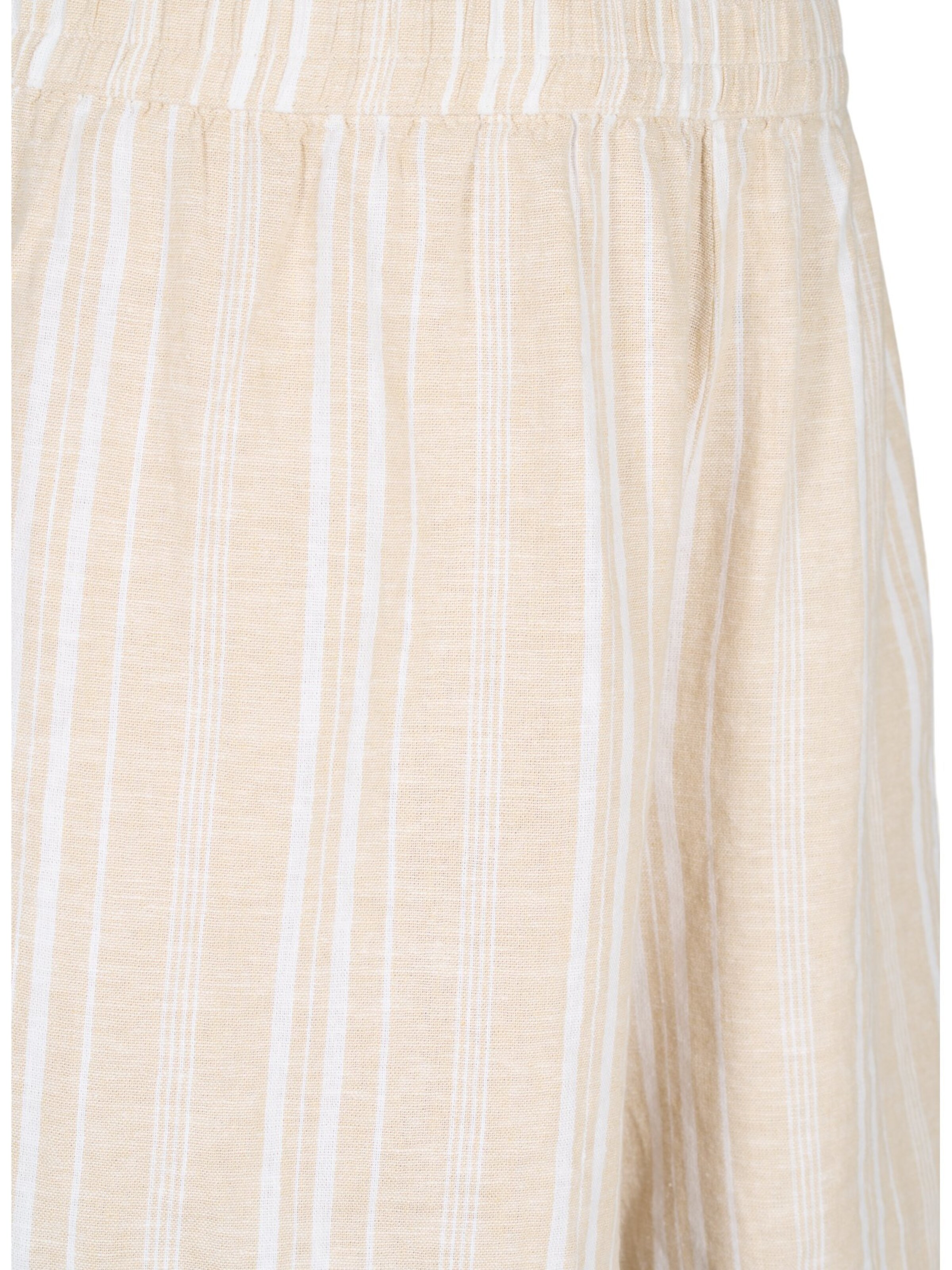 Zizzi Loosefit Hose 'VBITTEN' in Beige