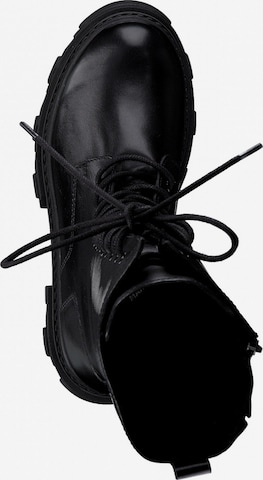 MARCO TOZZI Škornji z vezalkami | črna barva