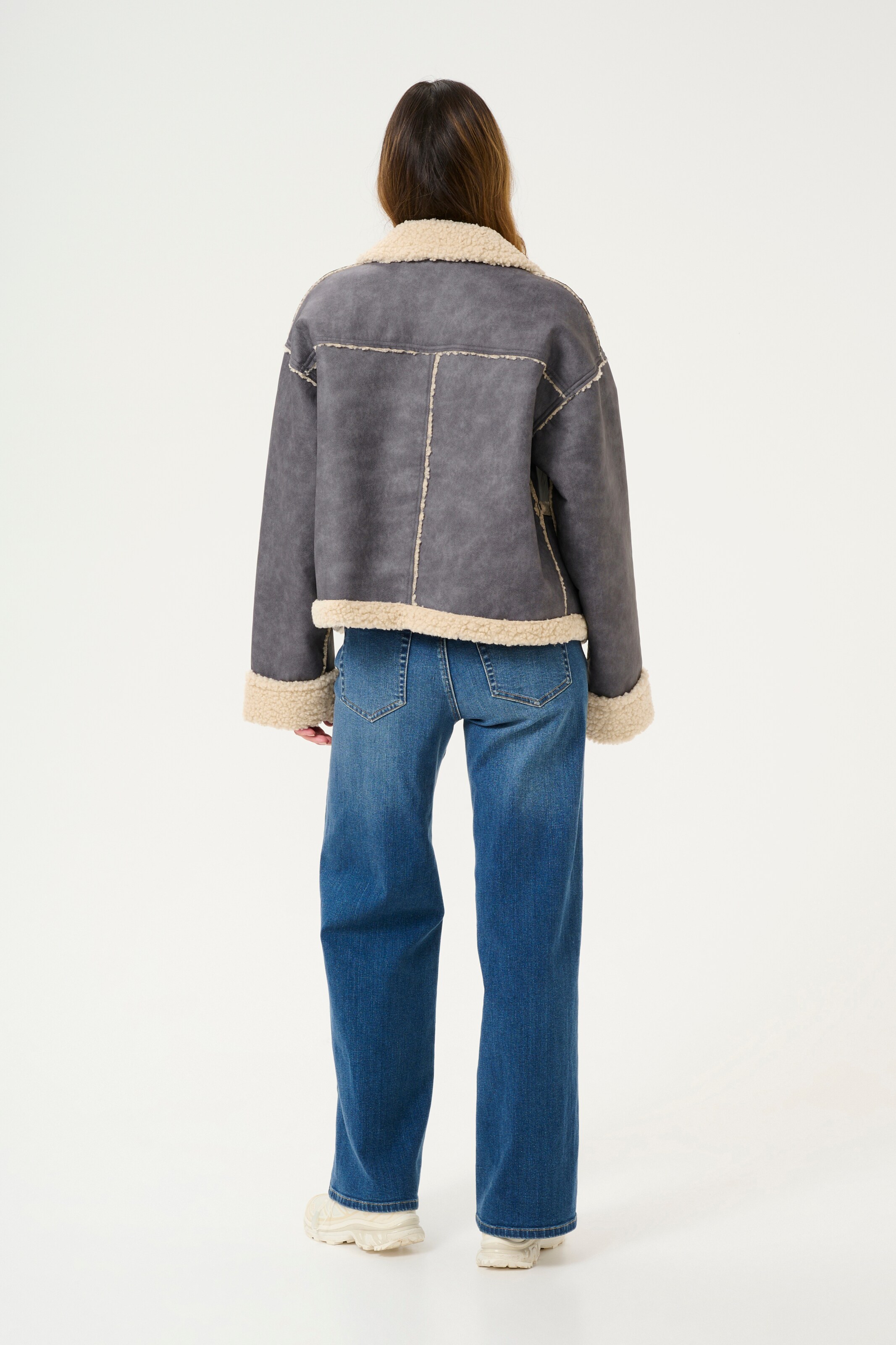 Kaffe Between-Season Jacket in Grey