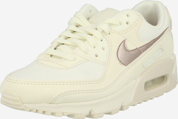 Baskets basses 'AIR MAX 90' Nike Sportswear en beige : devant