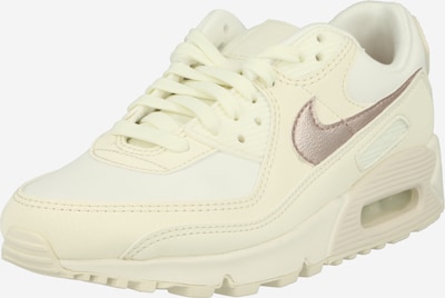 Nike Sportswear Zemie brīvā laika apavi 'AIR MAX 90', krāsa - bēšs / rožzeltains / balts, Preces skats