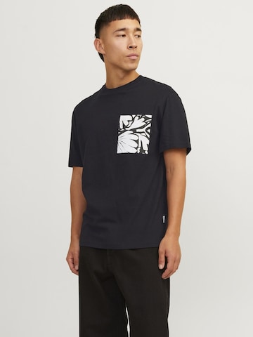JACK & JONES Shirt 'JORMarbella' in Black: front