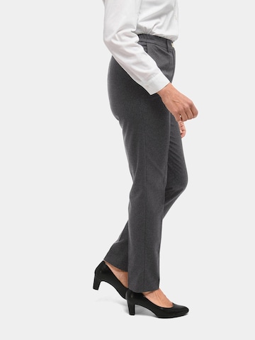 Goldner Slim fit Pants 'ANNA' in Grey