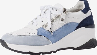 Tamaris Pure Relax Sneaker in rauchblau / opal / dunkelblau / weiß, Produktansicht