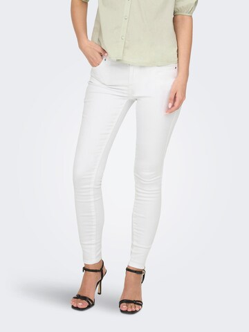 ONLY Skinny Jeans 'Kendell' i vit: framsida