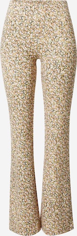 Cotton On Flared Pants in Beige: front