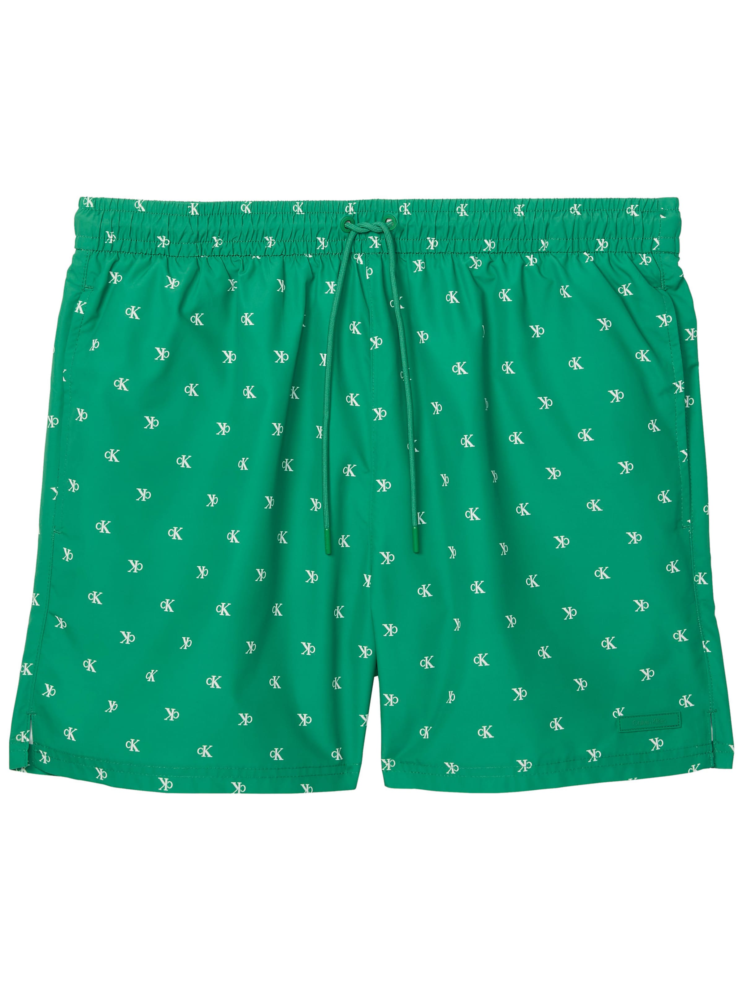 Regular Shorts de bain Calvin Klein Swimwear en vert : devant