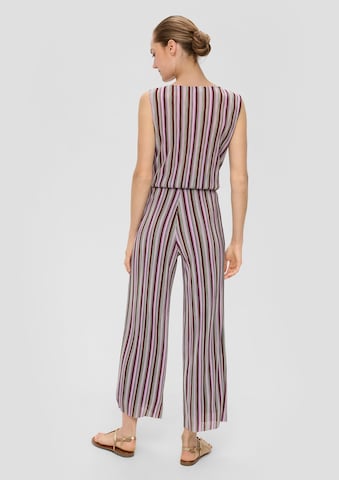 Wide Leg Pantalon s.Oliver BLACK LABEL en mélange de couleurs