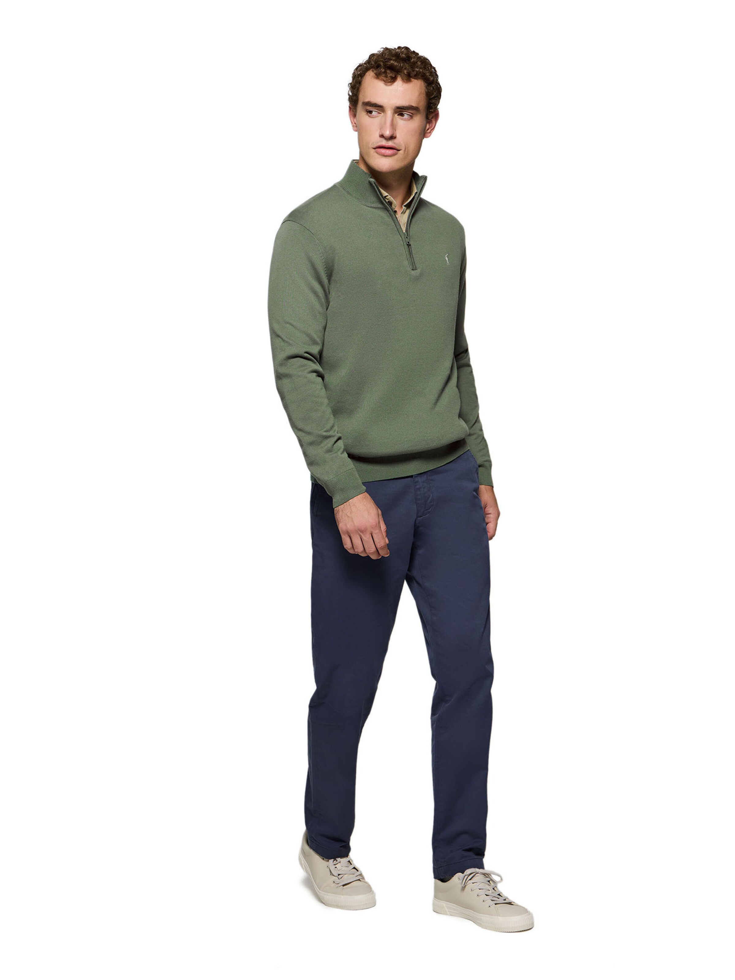 Polo Club Pullover in Grau