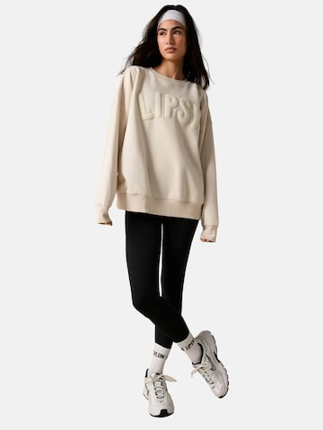 Bluză de molton de la Lipsy pe bej: față