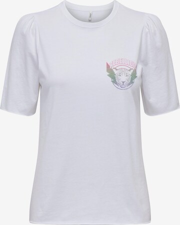 ONLY - Camiseta en blanco: frente