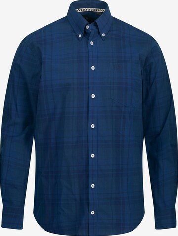 JP1880 Regular fit Button Up Shirt in Blue: front