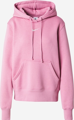 Nike Sportswear Свитшот 'PHNX FLC' в Ярко-розовый: спереди