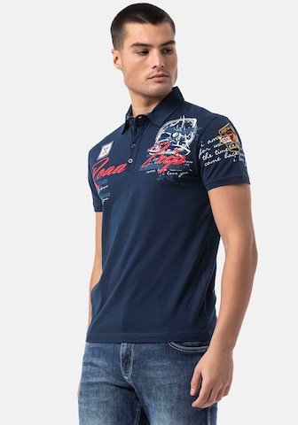 CIPO & BAXX Poloshirt in Blau