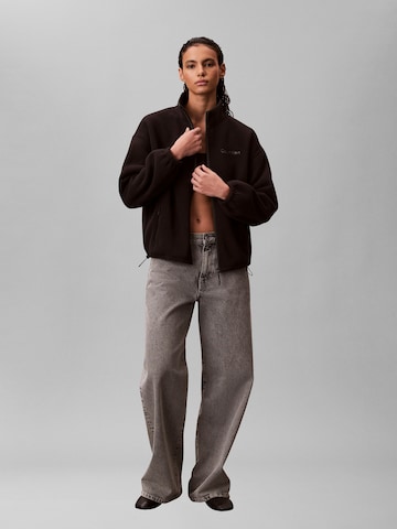 melns Calvin Klein Jeans Flīsa jaka