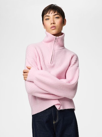 Pull-over 'PCSilly' PIECES en rose : devant