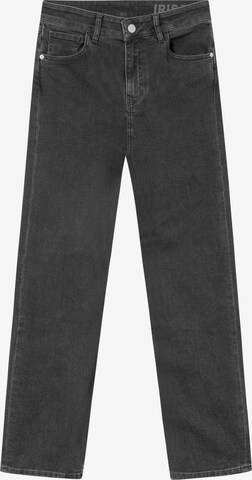 KnowledgeCotton Apparel Regular Jeans 'Iris' in Schwarz: predná strana