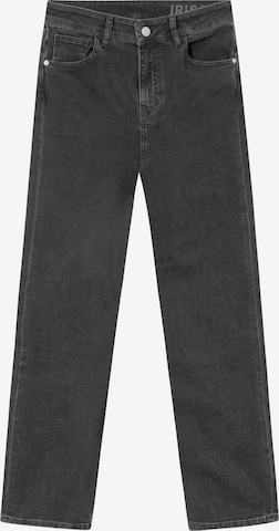 KnowledgeCotton Apparel Regular Jeans 'Iris' i svart: framsida